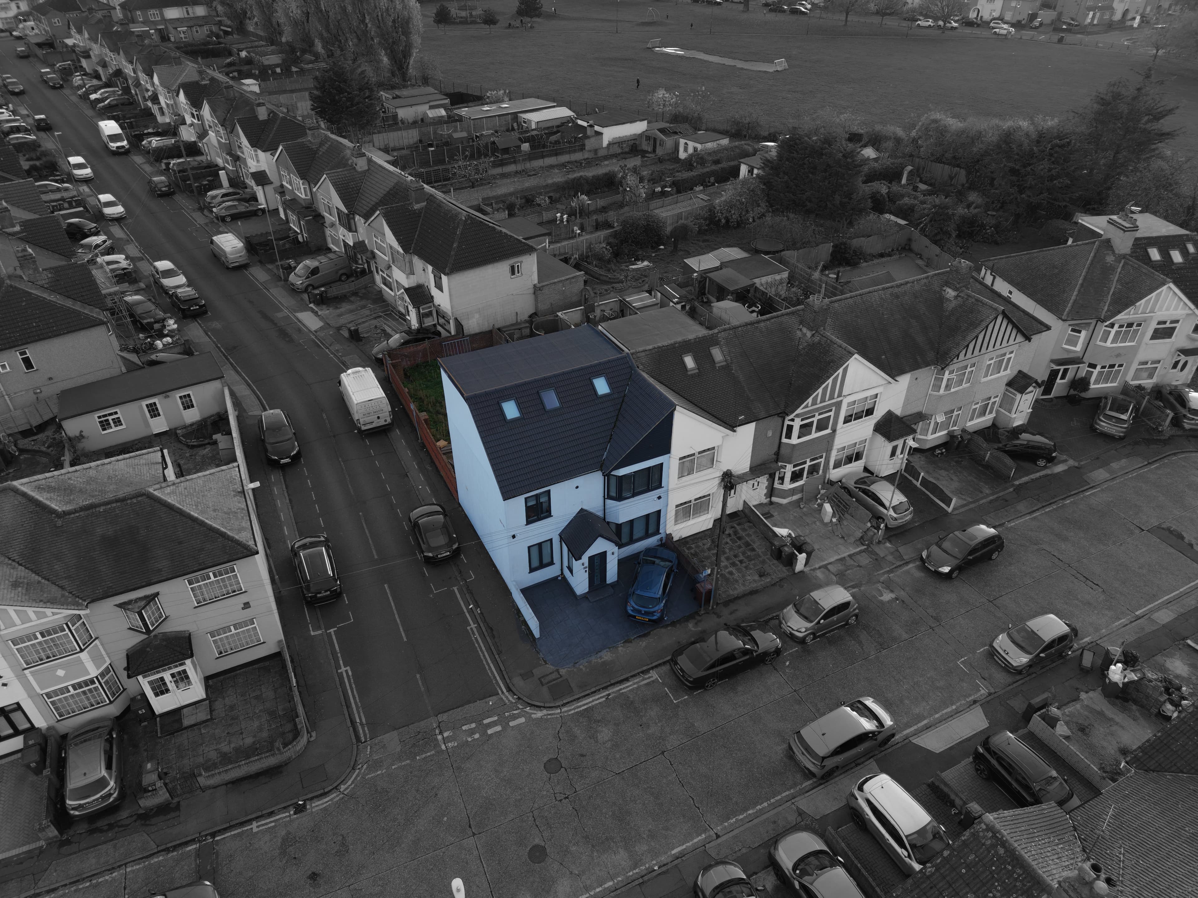 Aerial view of 65 Surrey Road